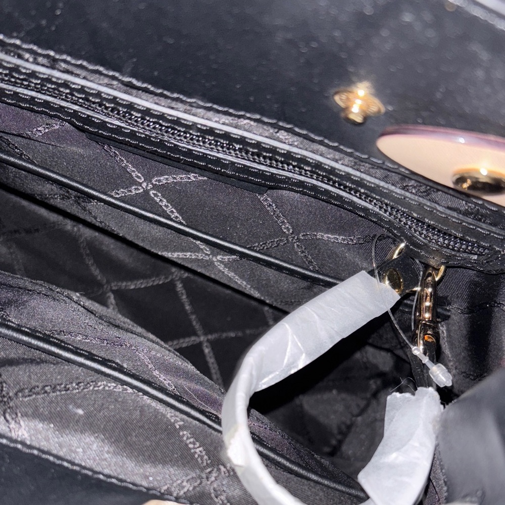 Michael Kors Black and Tan Small Backpack - Picture 6 of 9